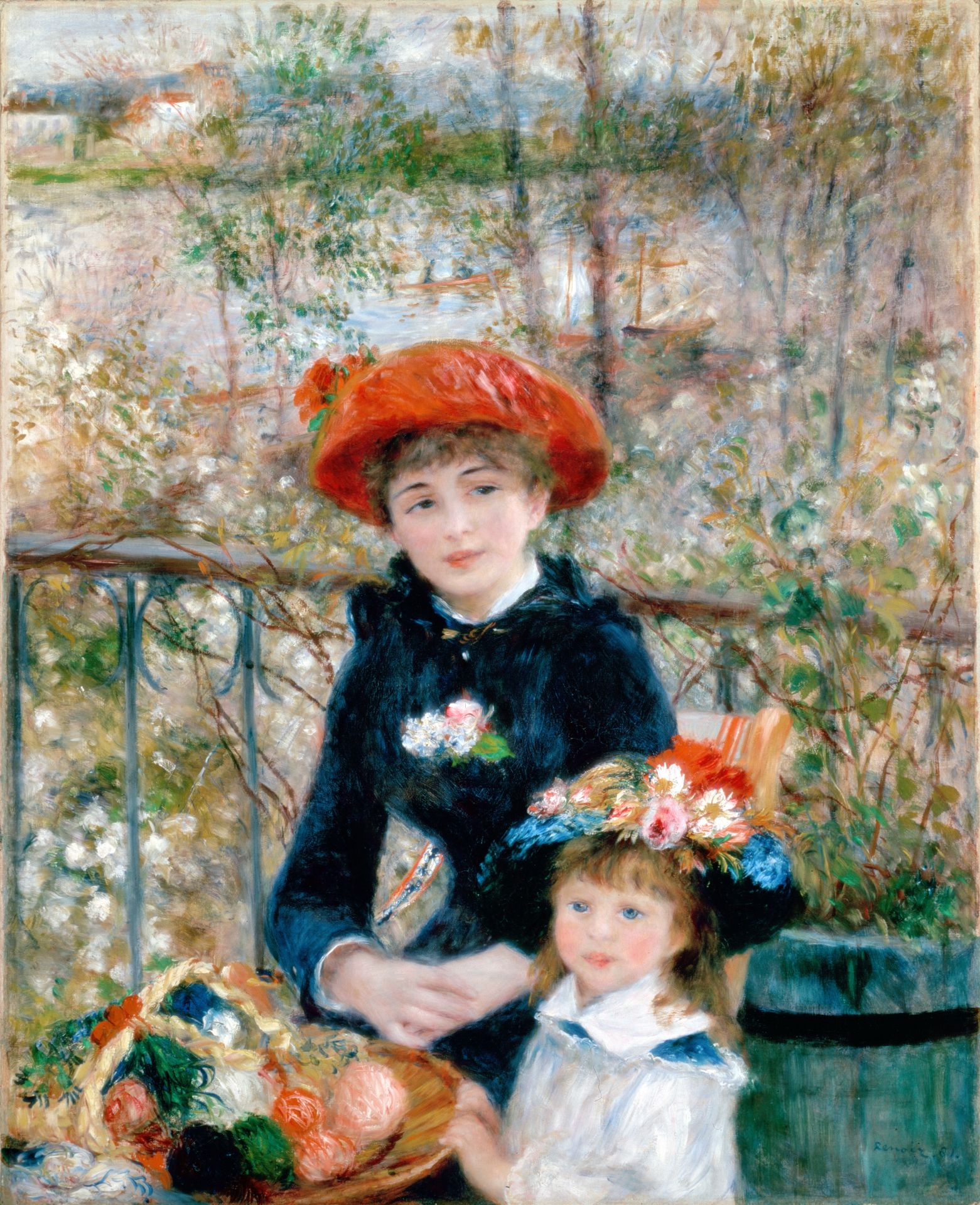 Pierre-Auguste Renoir - The Two Sisters, On the Terrace 